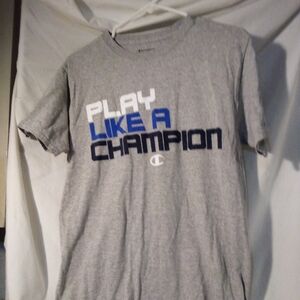 Champion men's small tee shirt,gray